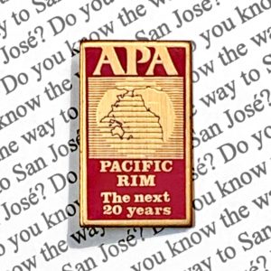 1989 Cal Chapter conference pin