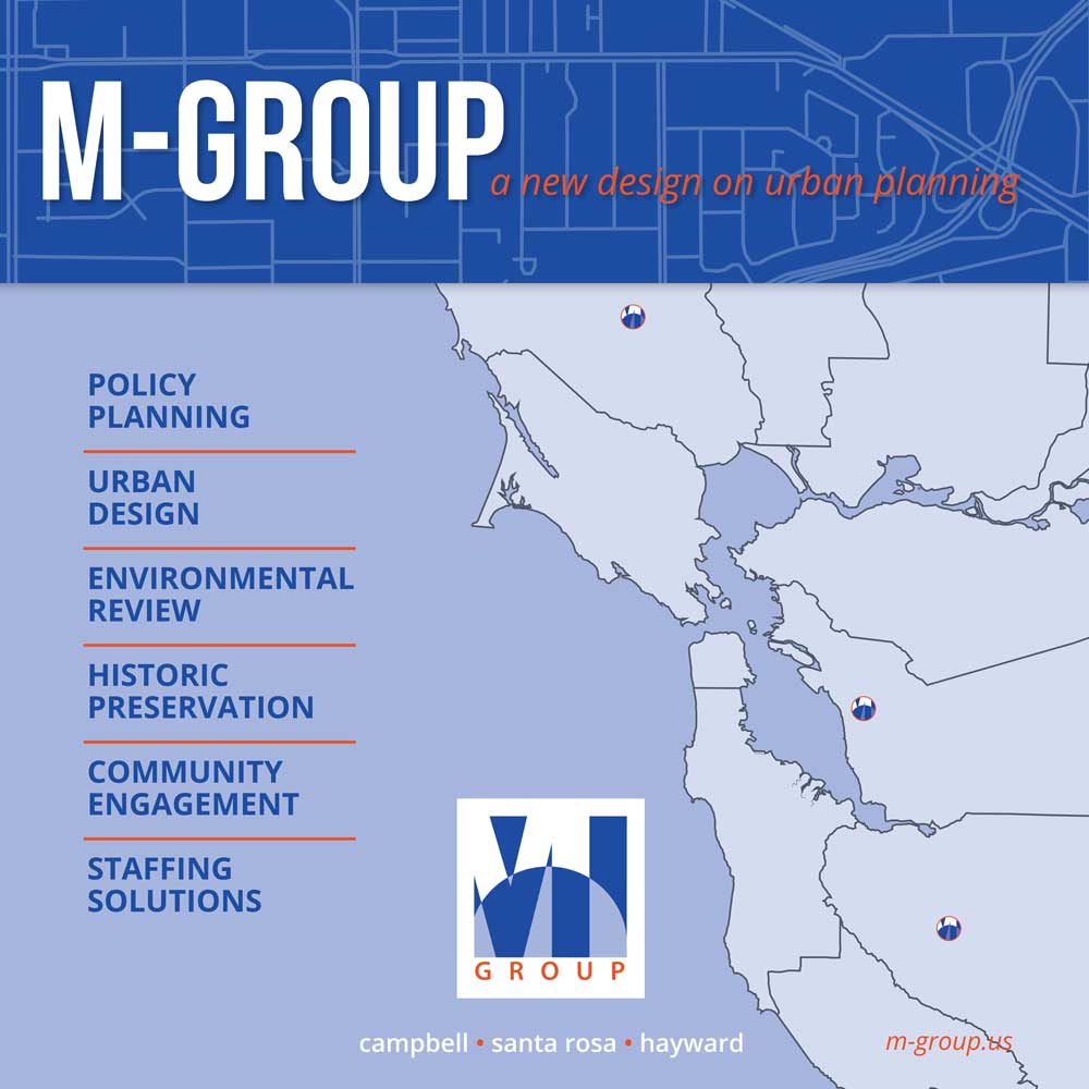 M-Group, a new design on urban planning. Policy planning, urban design, environmental review, historic preservation, community engagement, staffing solutions