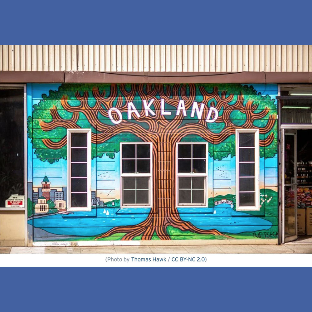 California’s cap-and-trade program is building up cash while lowering carbon emissions. An April 6 podcast (32 min.) looks at one way that money is being used in East Oakland.