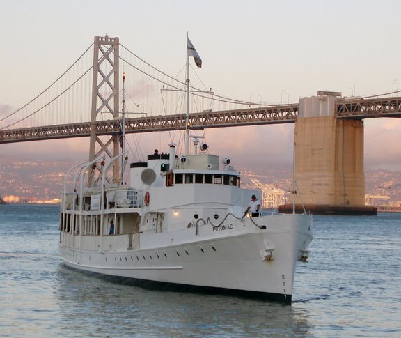 USS Potomac in San Francisco Bay