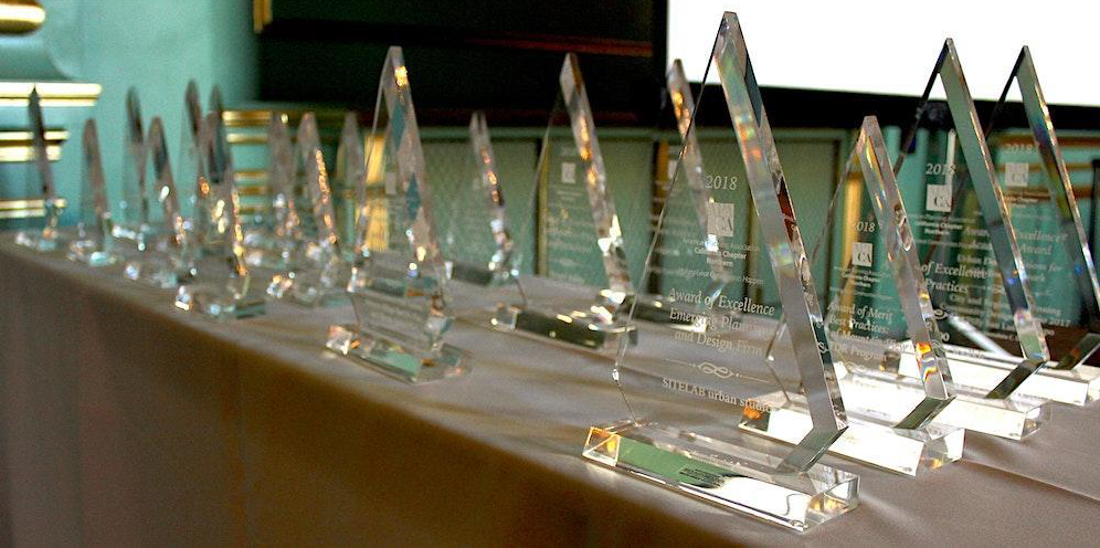 Northern Section awards on table
