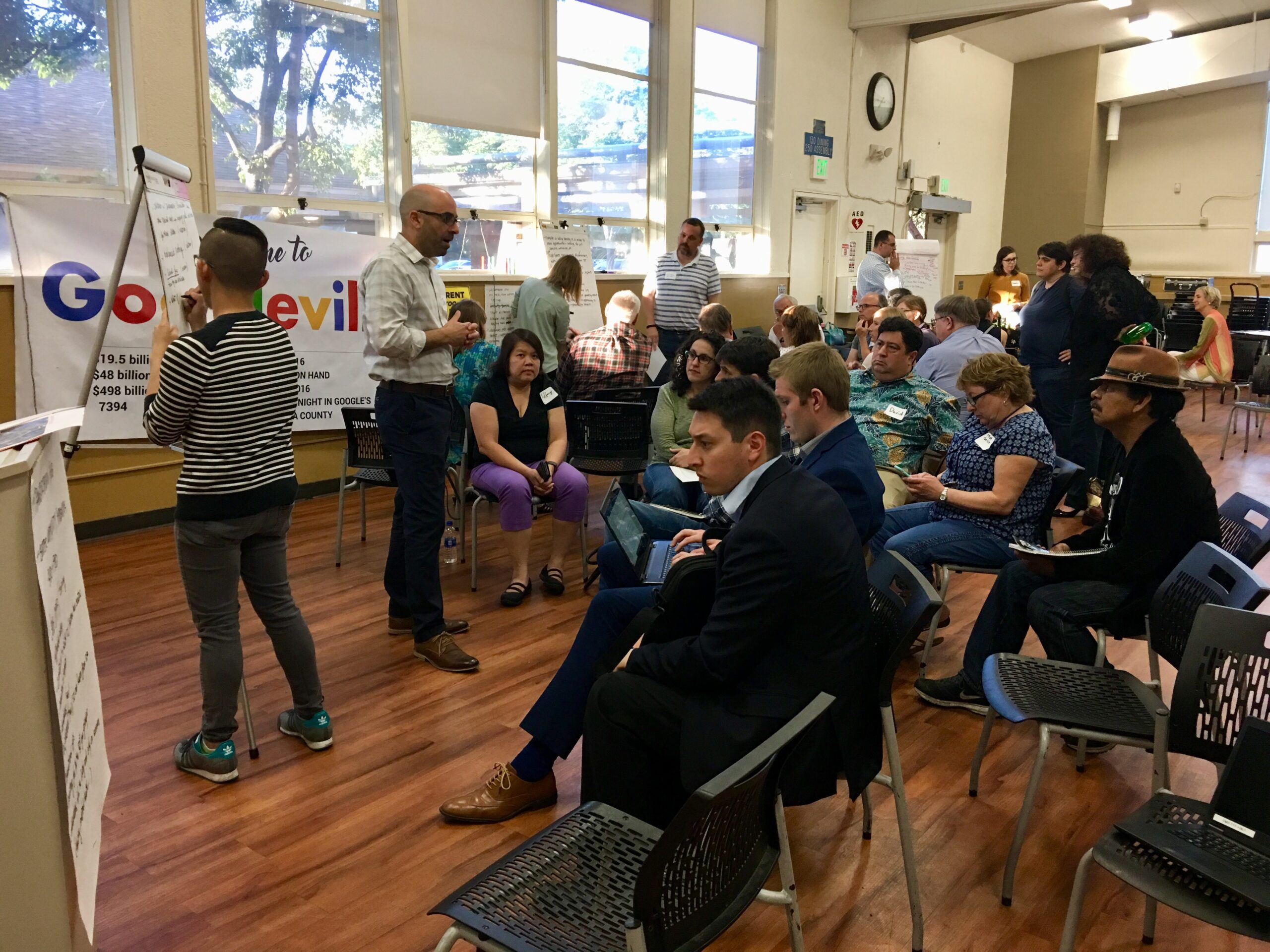 Dave Javid facilitating a Downtown San Jose Project community workshop