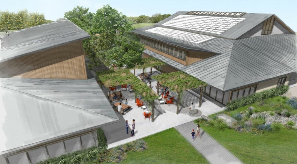 Windsor, CA master plan multi-use community facilities illustrated