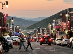 Photo of street in Park City, Utah