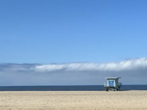 Photo of Santa Monica beach in California