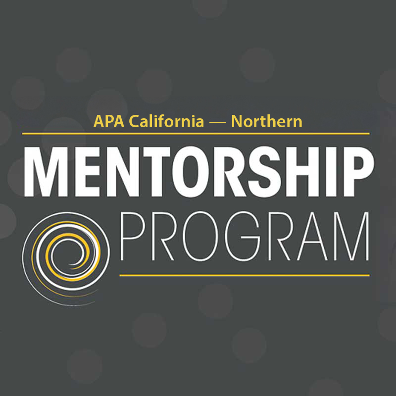 Logo for professional development by the APA California Northern Section Mentorship Program.