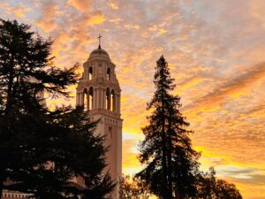 Photo of Downtown Petaluma, CA at sunrise.