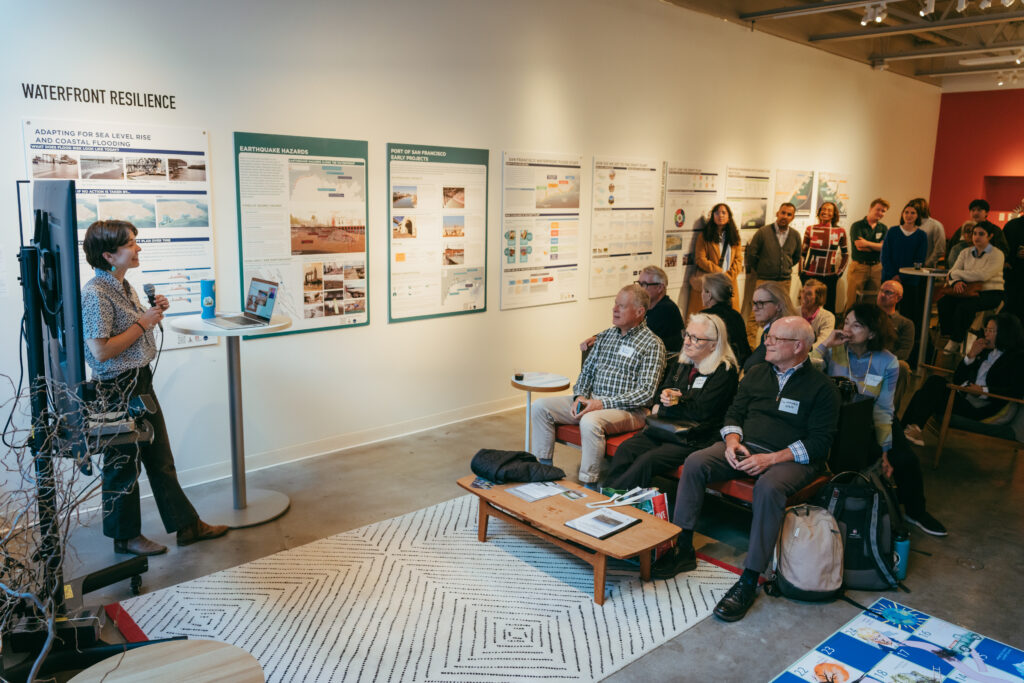 Waterfront Resilience Photograph of a group of people attending a Community Workshop