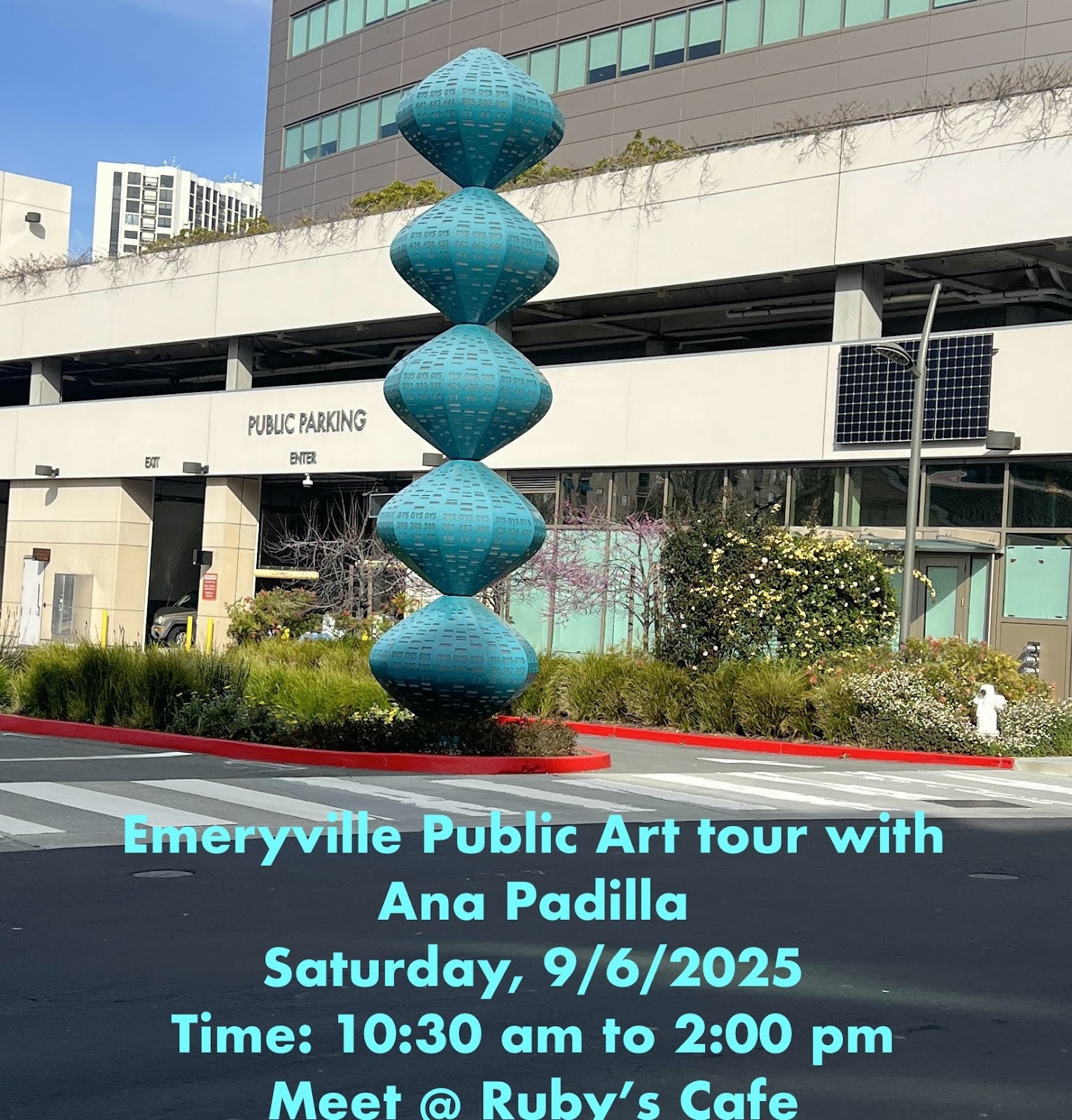 Latinos and Planning: Emeryville Public Art Walking Tour with Ana Padilla