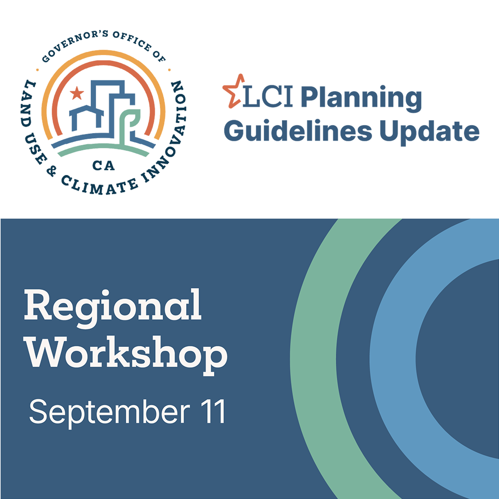 LCI Planning Guidelines Update: Regional Workshop