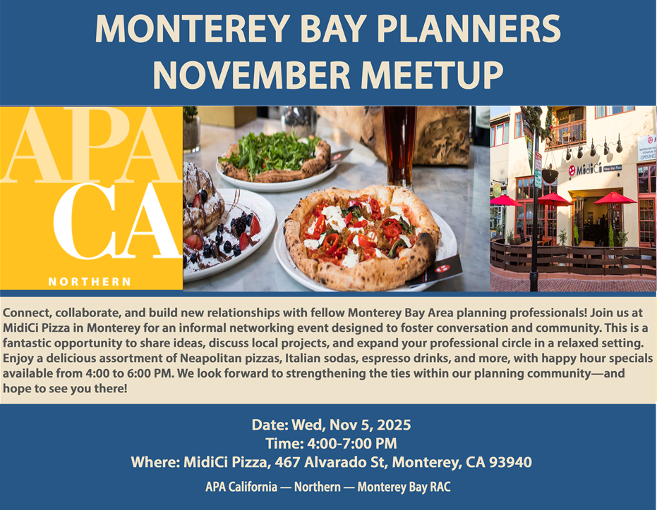 Monterey Bay Planners Meetup