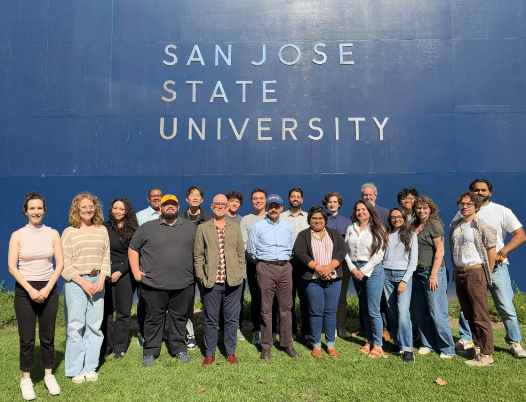 The nineteen members of the Spring 2026 SJSU Urban and Regional Planning Capstone class.