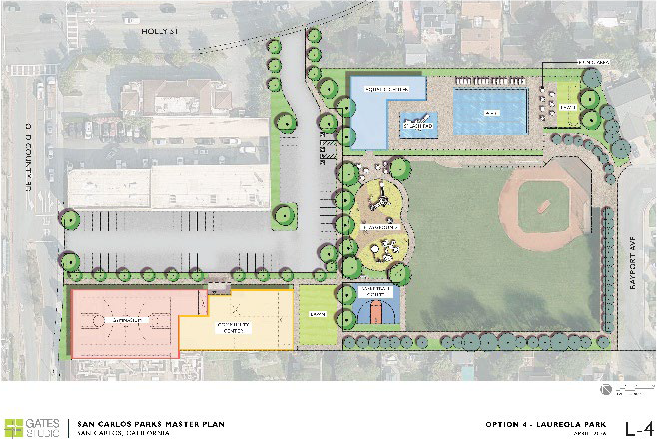 Conceptual site plan for Laureola Park_credit-Gates Studio in partnership with Siegel and Strain Architects