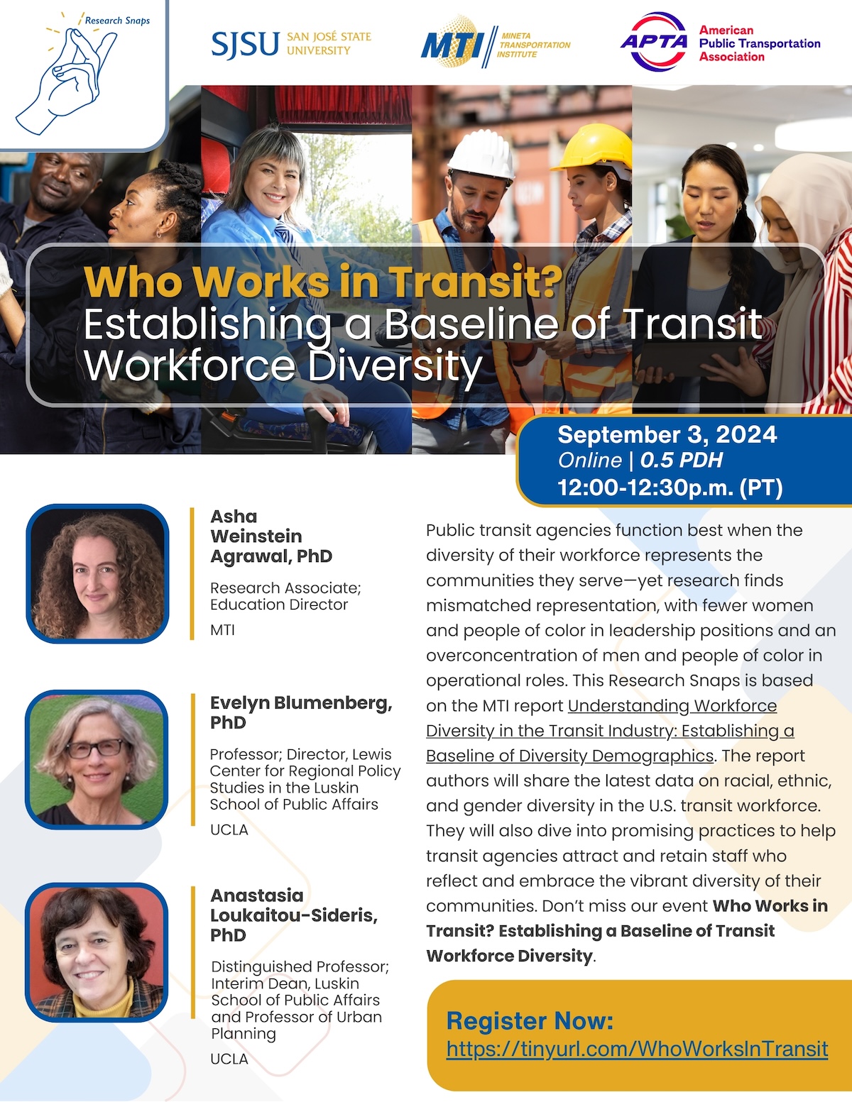 Who Works in Transit? Establishing a Baseline of Transit Workforce ...